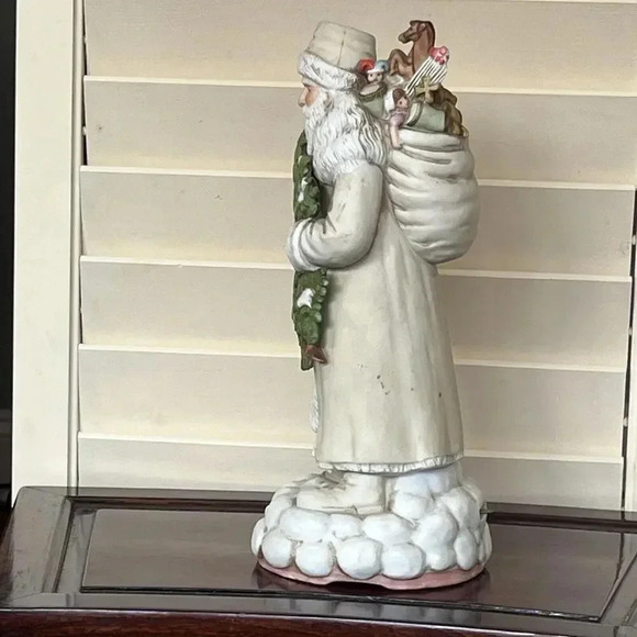 Schmid The Shackman Collection Santa Music Box Figurine Winter Wonderland, 1986 - Picture 4 of 9